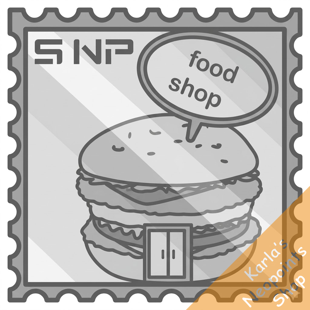Foil Food Shop Stamp