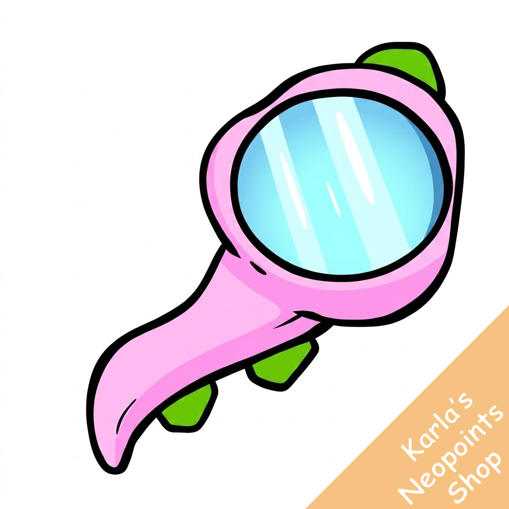 Pink Chomby Hand Mirror