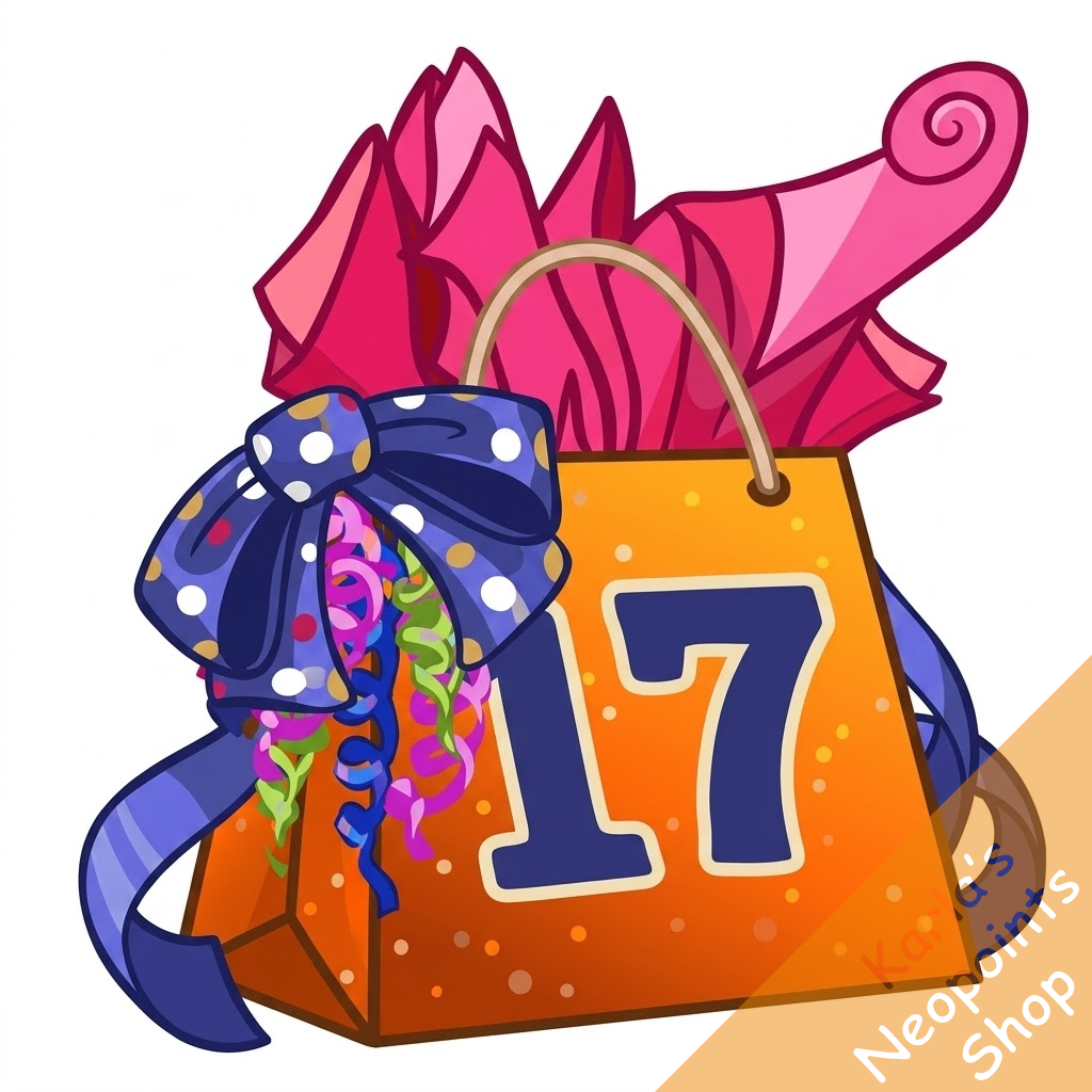 Neopets 17th Birthday Goodie Bag