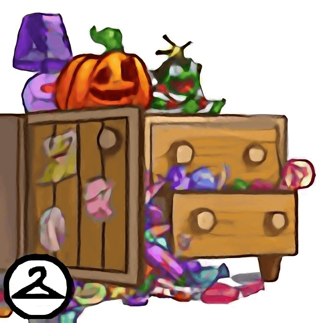 Secret Candy Stash Background Item
