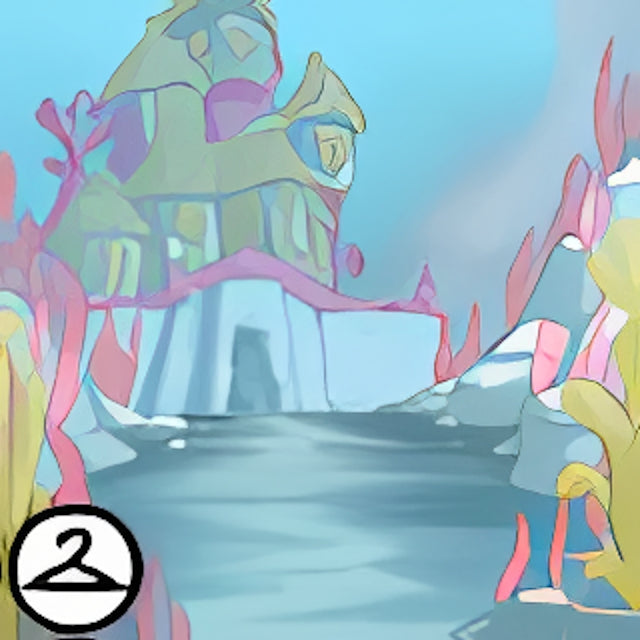 Dyeworks White: Maraquan Castle Background