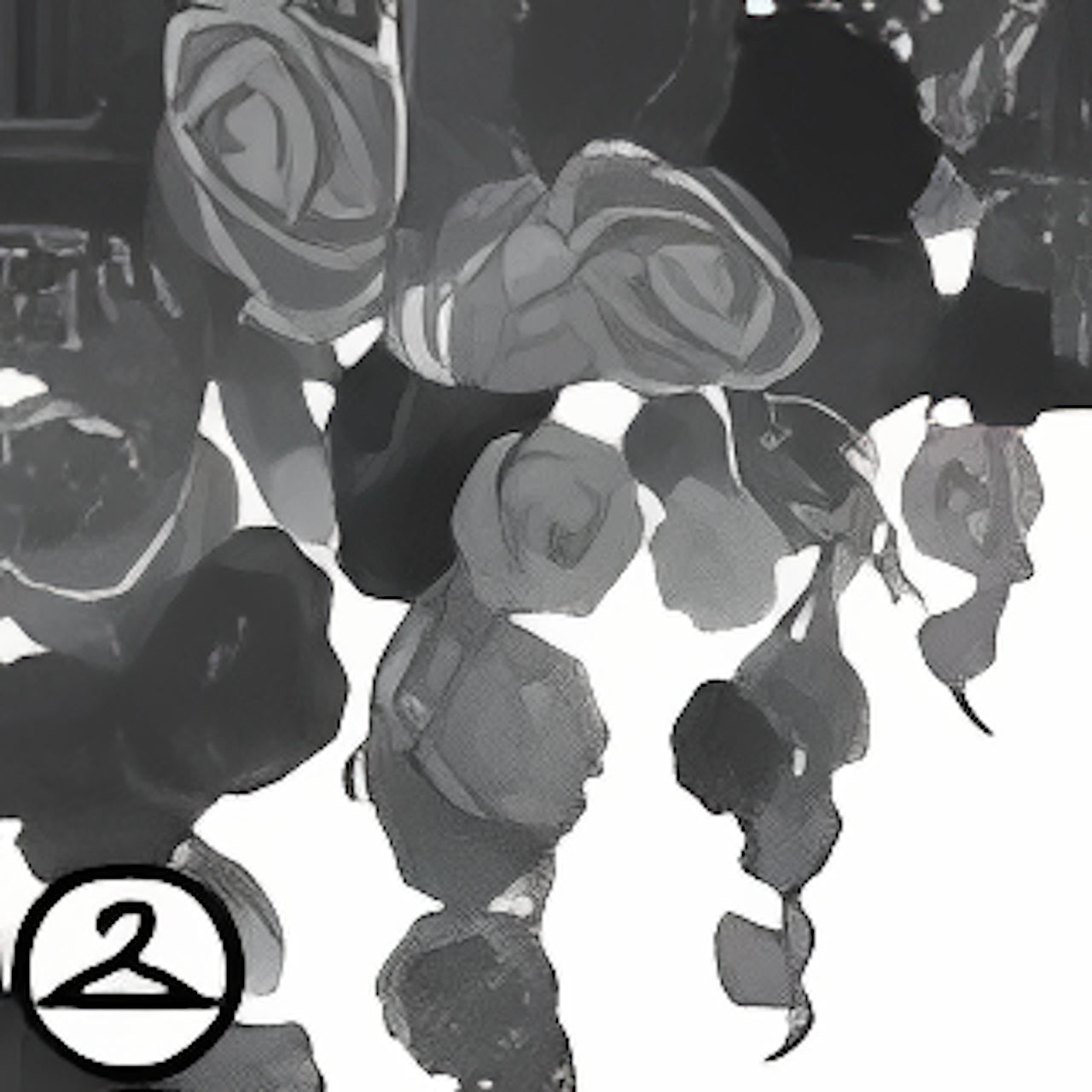 Dyeworks Black: Cascading Roses