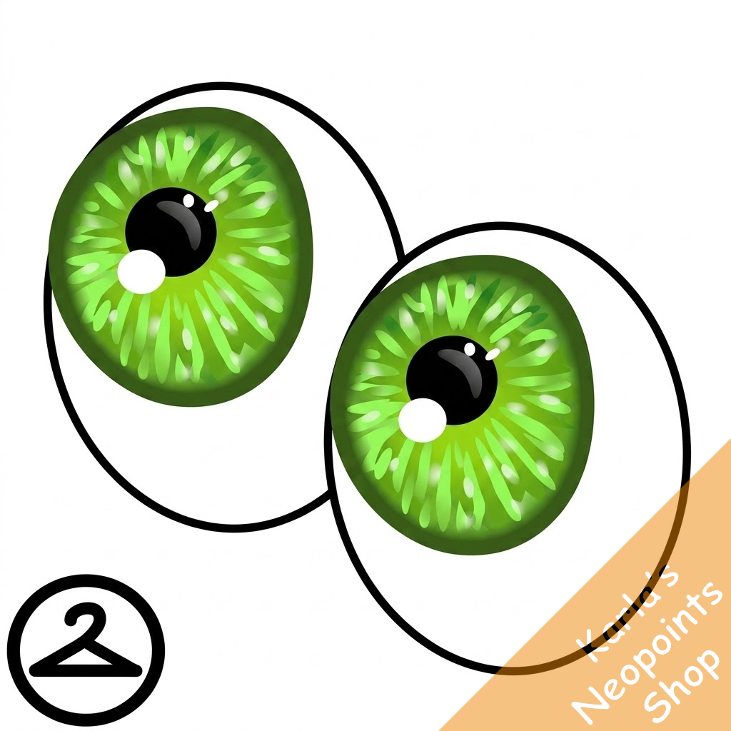 Spooky Green Contacts