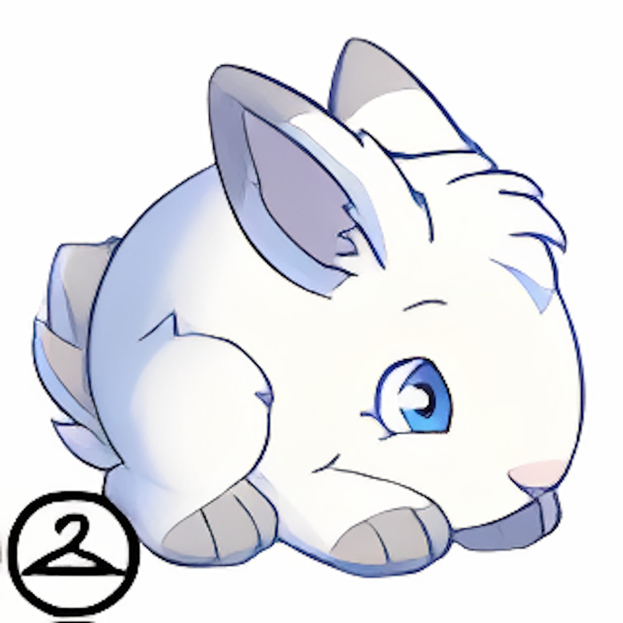 Giant Snowbunny Petpet Wearable