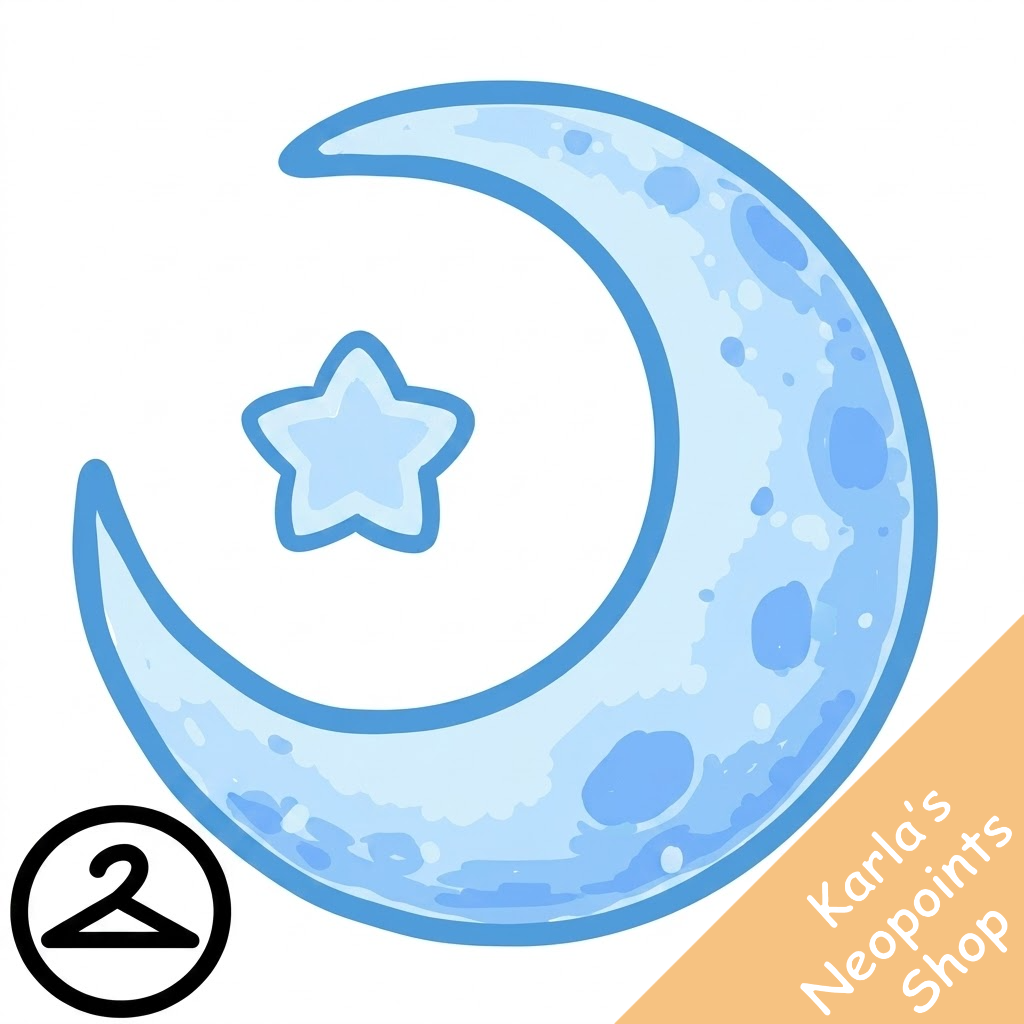 Moon and Star Background Trinket