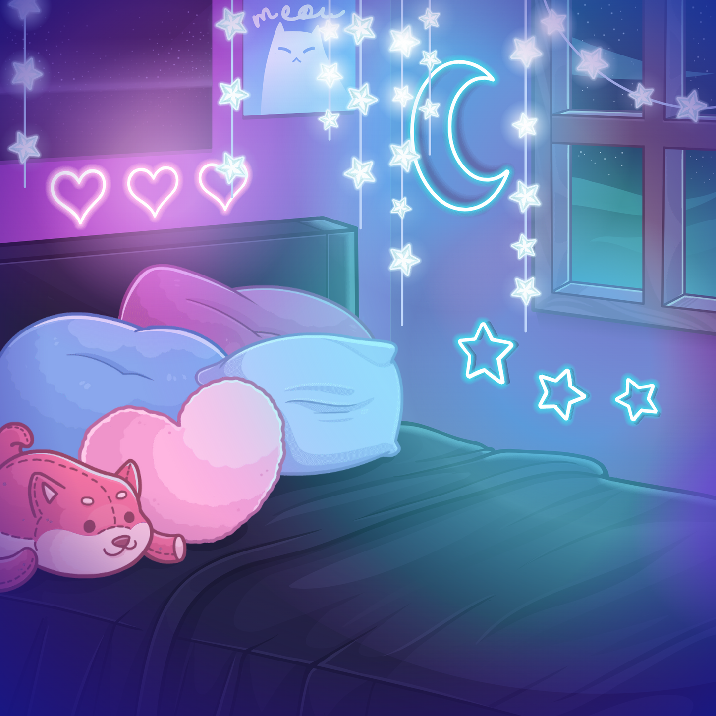 Cosy Bedtime Background
