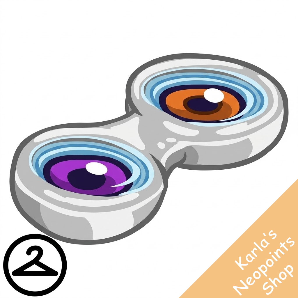 Rainbow Colour Changing Contacts