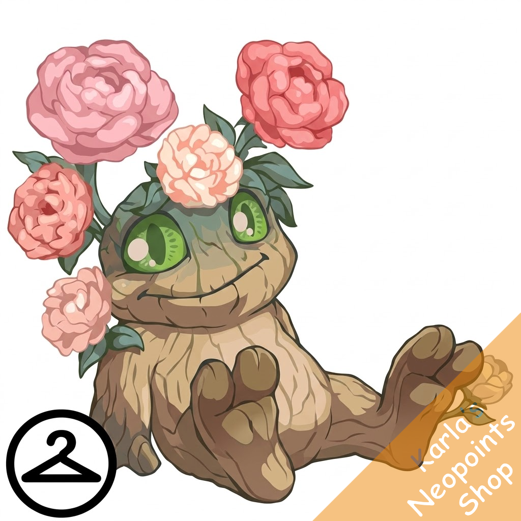 Prismatic Peony: Blooming Woodland Grundo