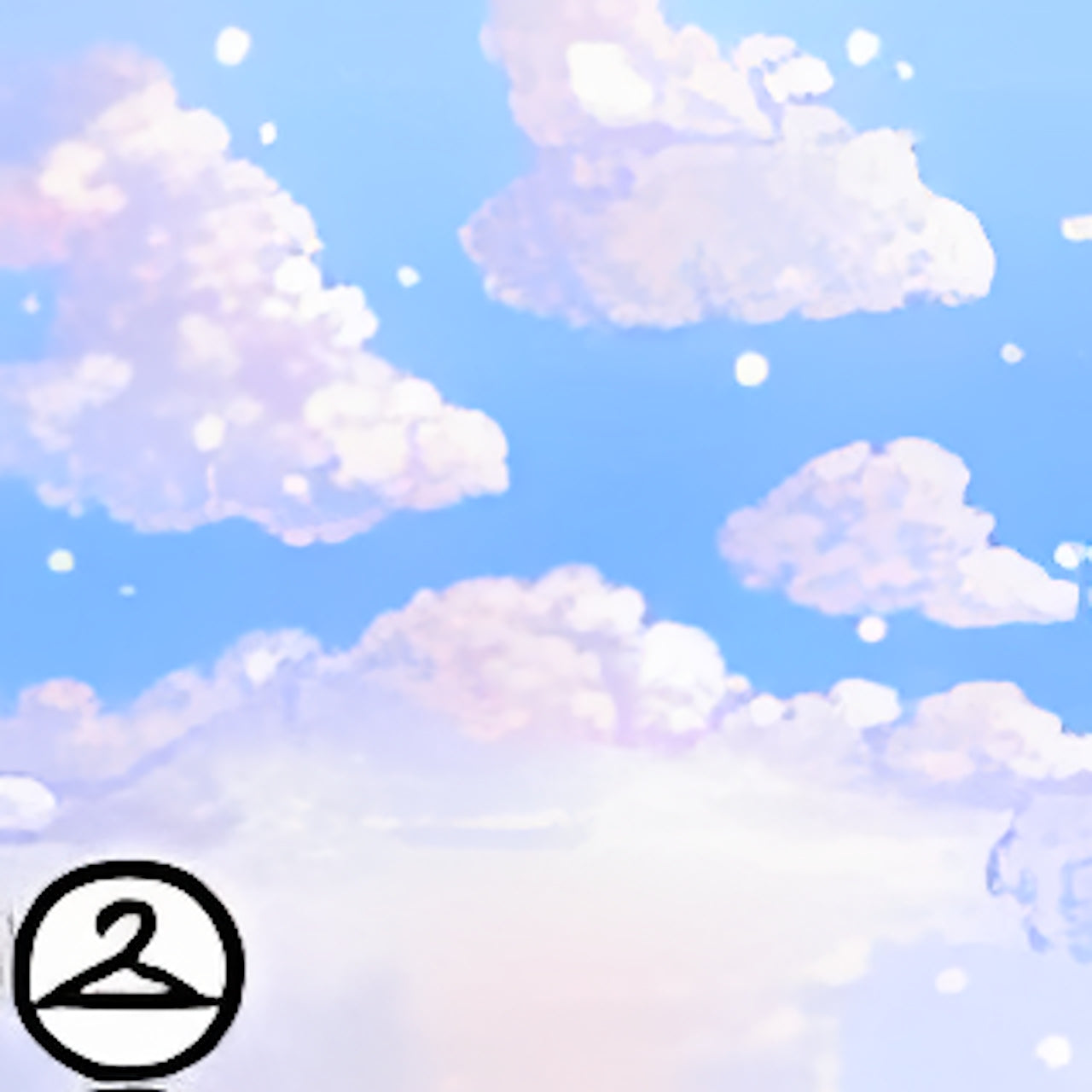 Dyeworks Blue: Dreamy Cloud Background