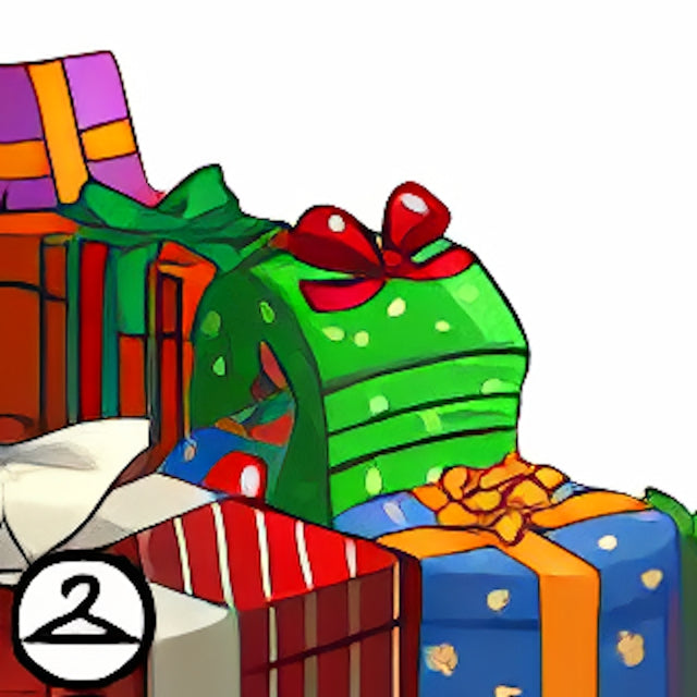 Hidden Christmas Cofferling Amongst Presents Foreground
