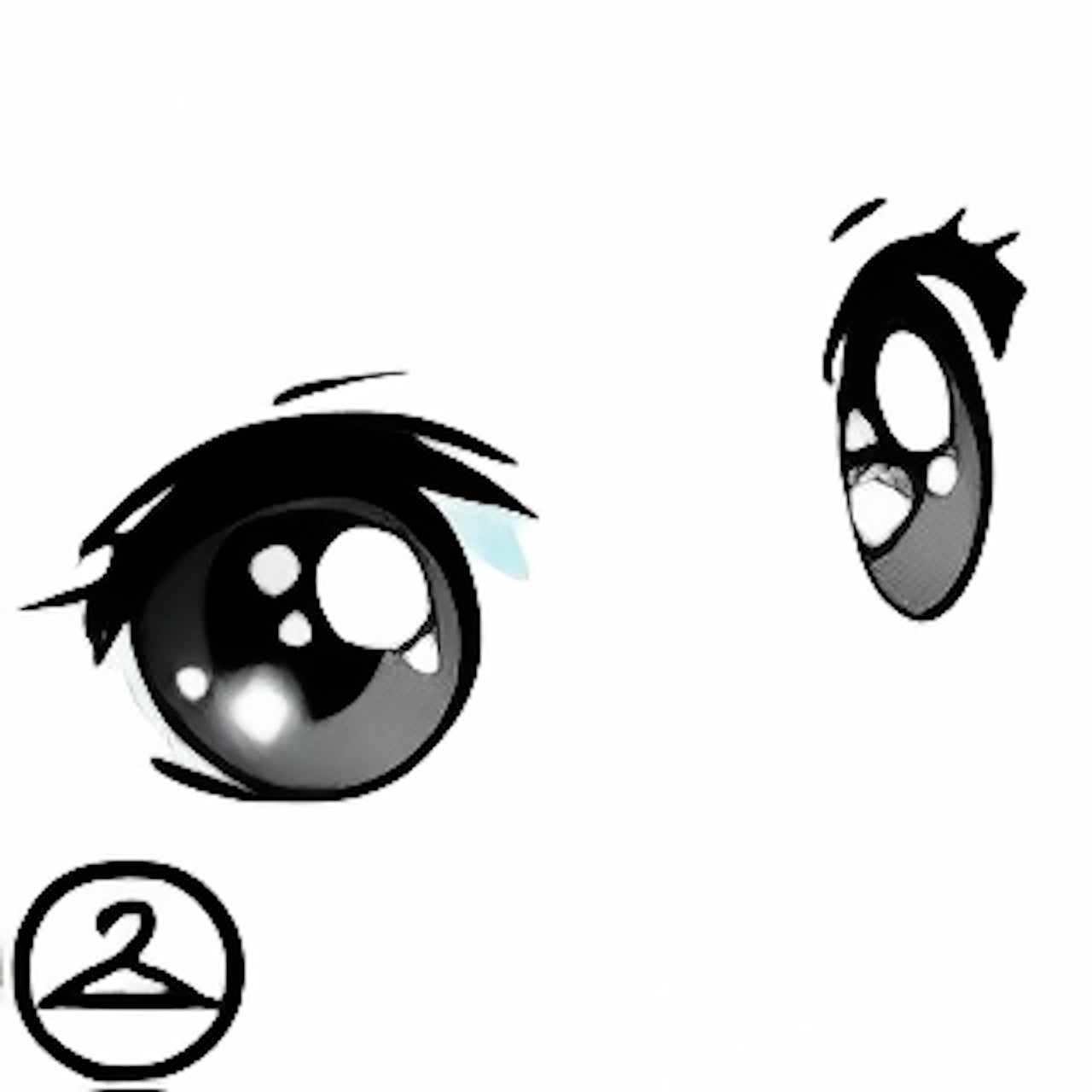 Essential Black Glitter Contacts
