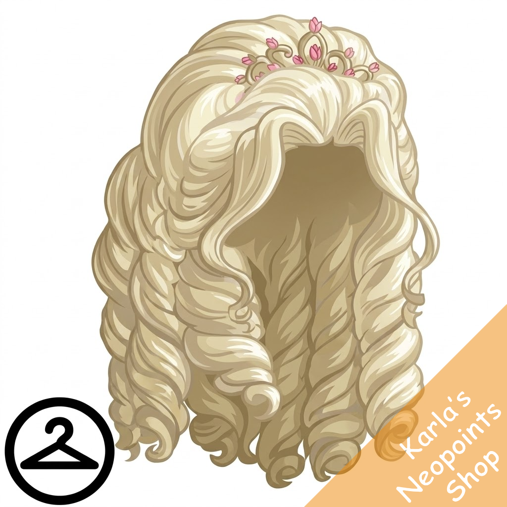 Elegant Curls With Crown