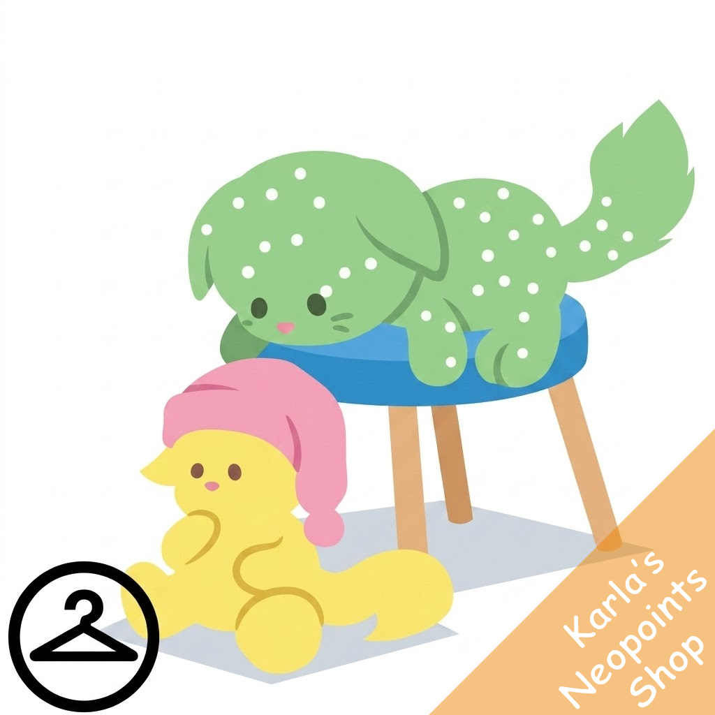 Kacheek Plushie Foreground