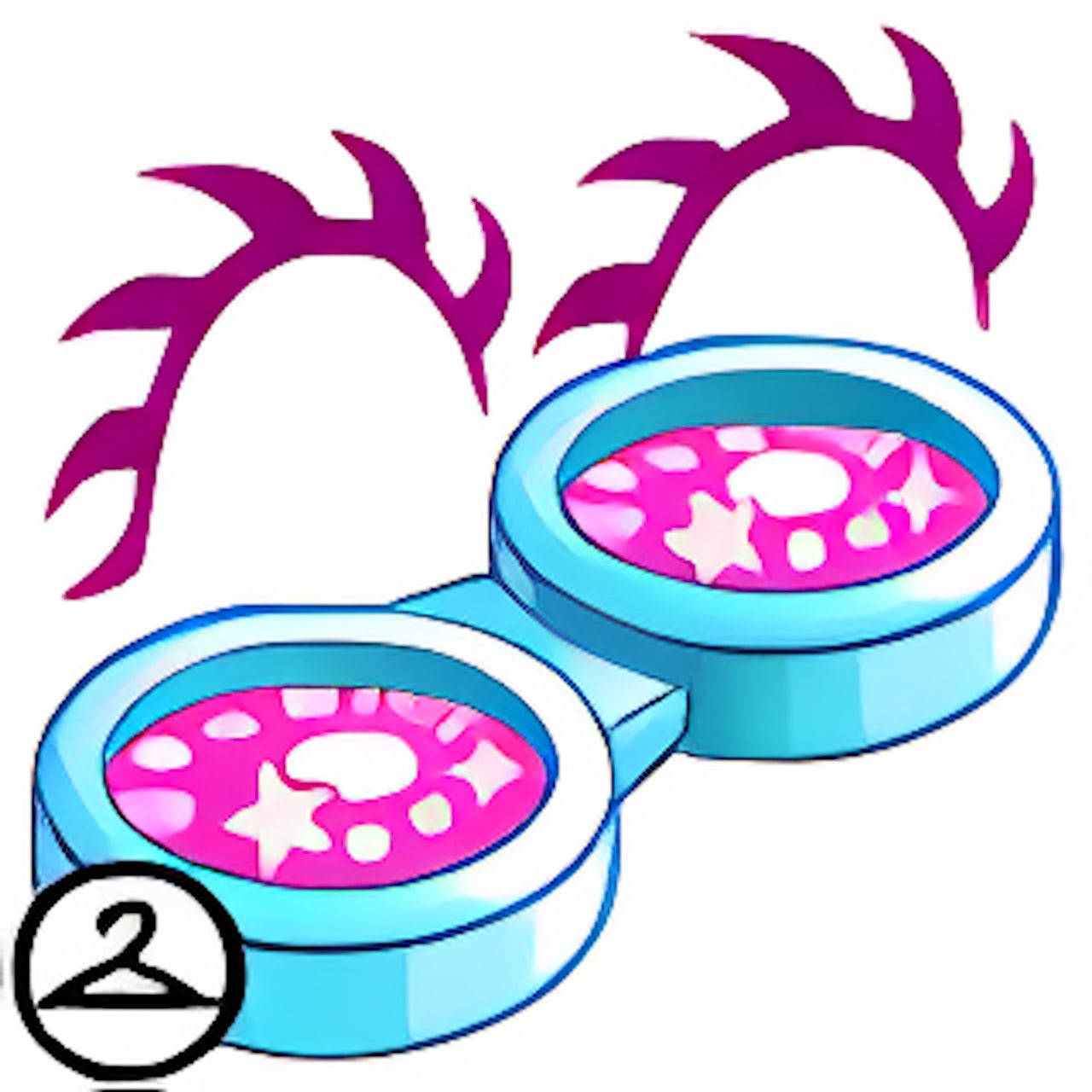 Dyeworks Pink: Maraquan Birthday Kawaii Contacts