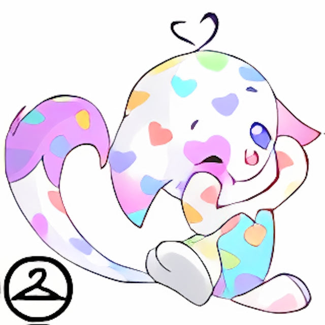Prismatic Sweetheart: Adoring Valentine Kacheek