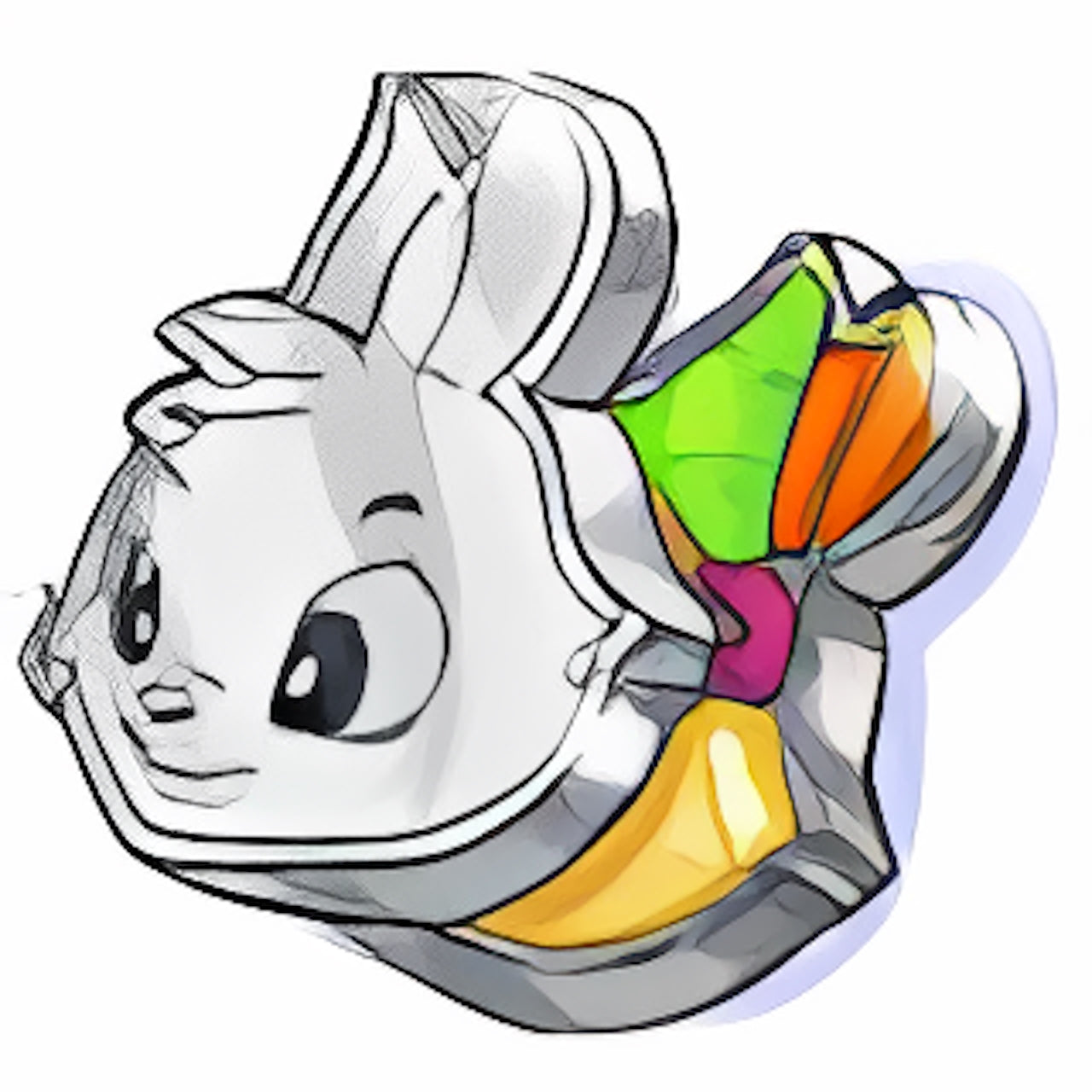 Silver Cybunny Bento Box Lunch