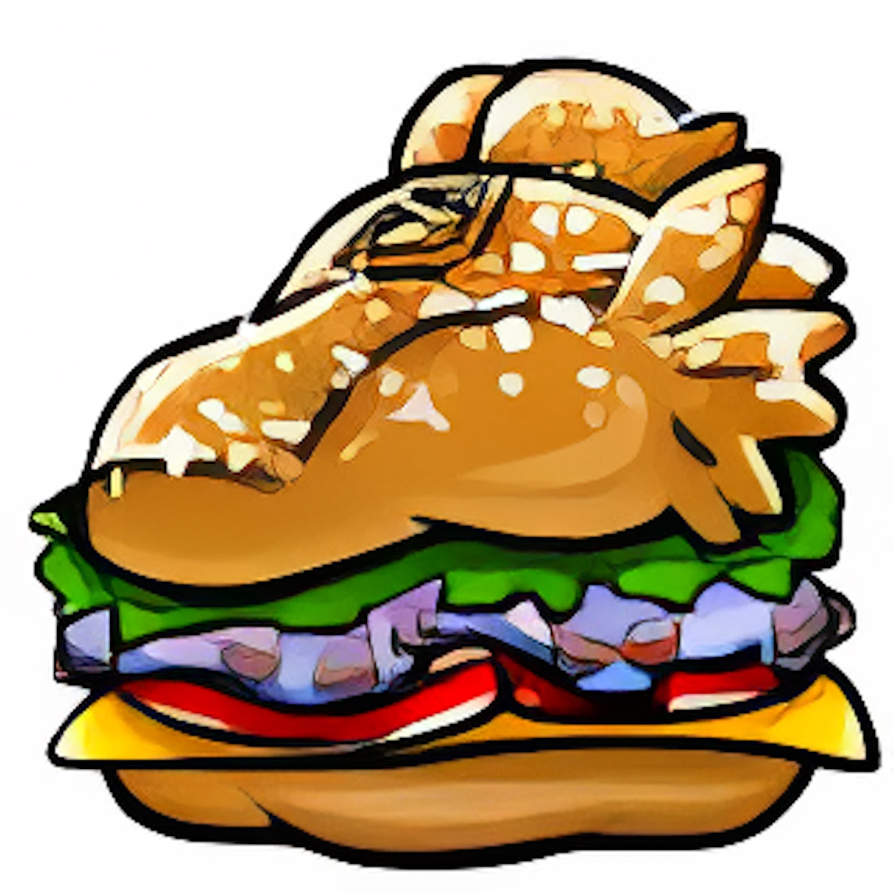 Deluxe Peophin Burger