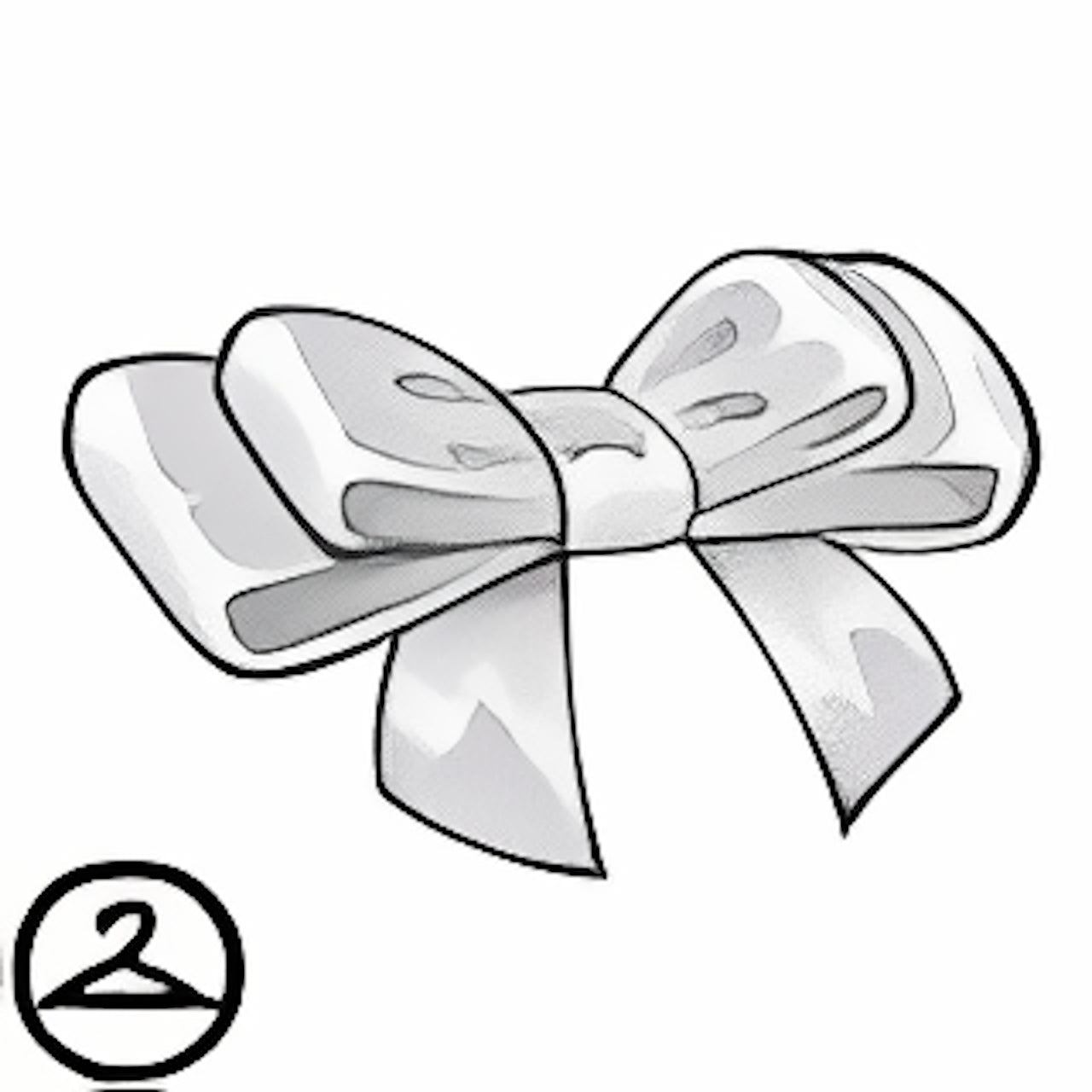 Dyeworks White: Mutant Pink Hair Bow