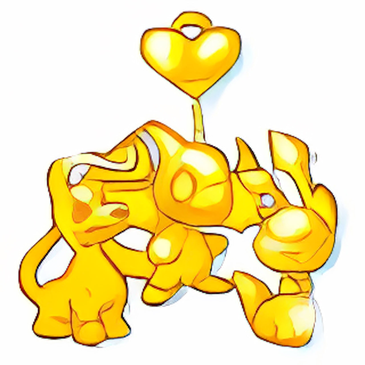 Golden Neopets Charm