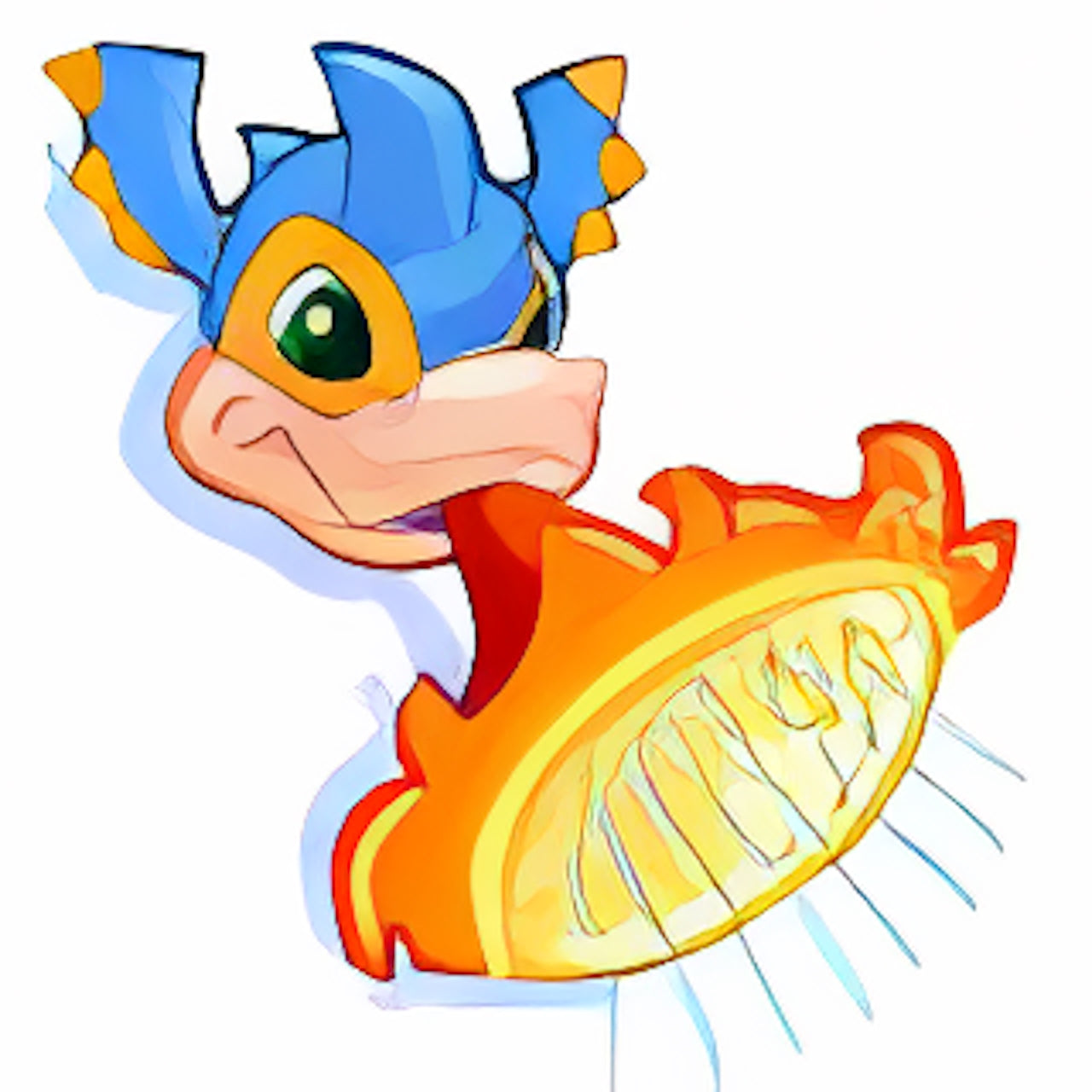 Blue Scorchio Shower Head