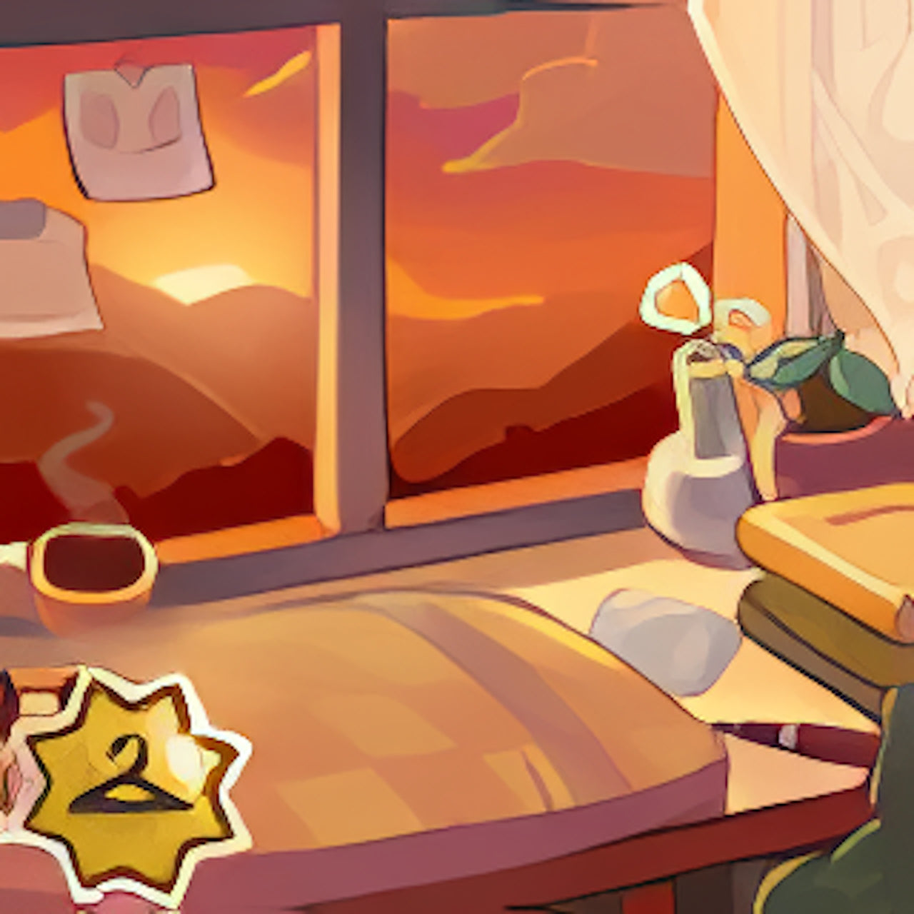 Cosy Windowsill Background