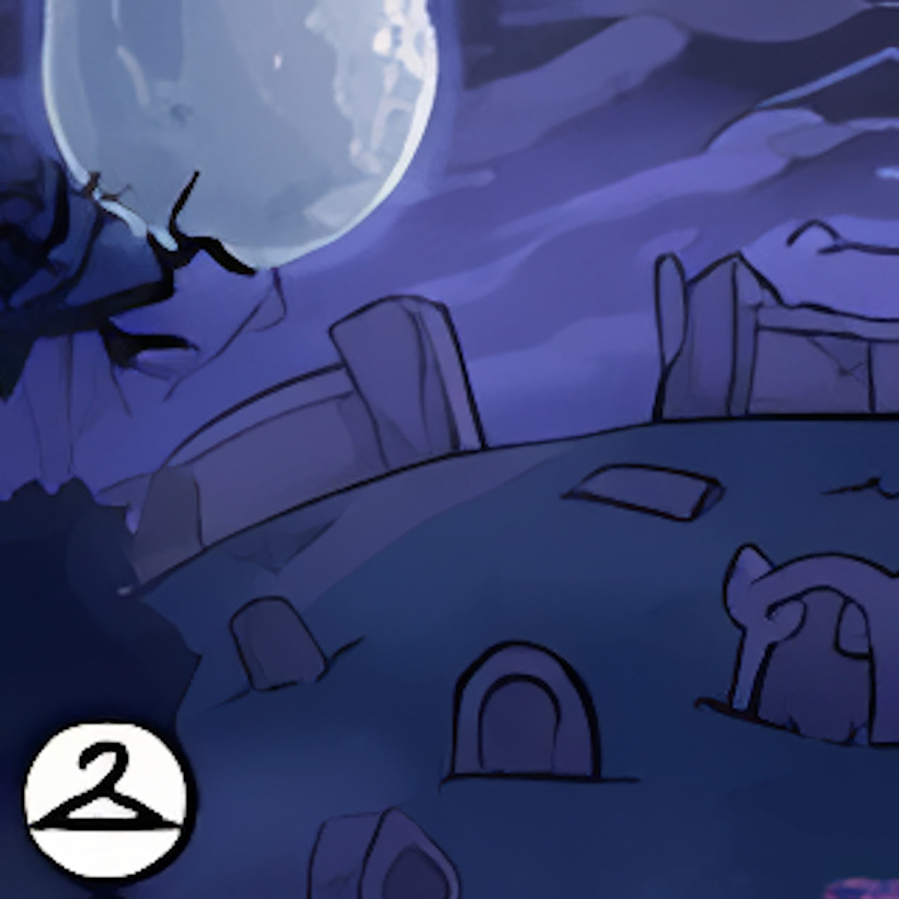 Forgotten Graveyard Background