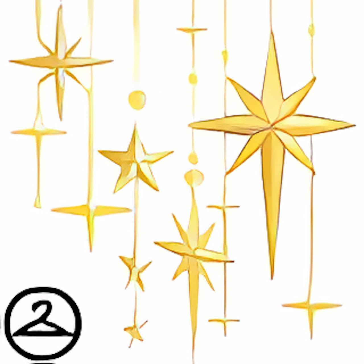 Starry Angelic Celestial Garland