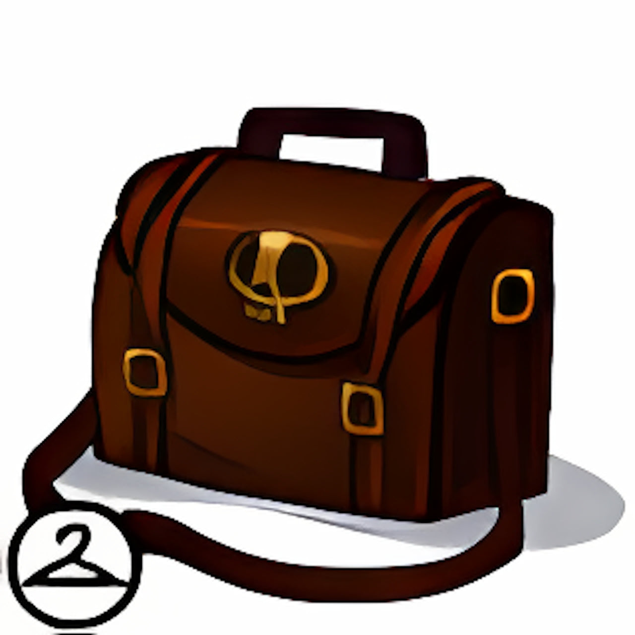 Dyeworks Brown: Gothic School Girl Satchel
