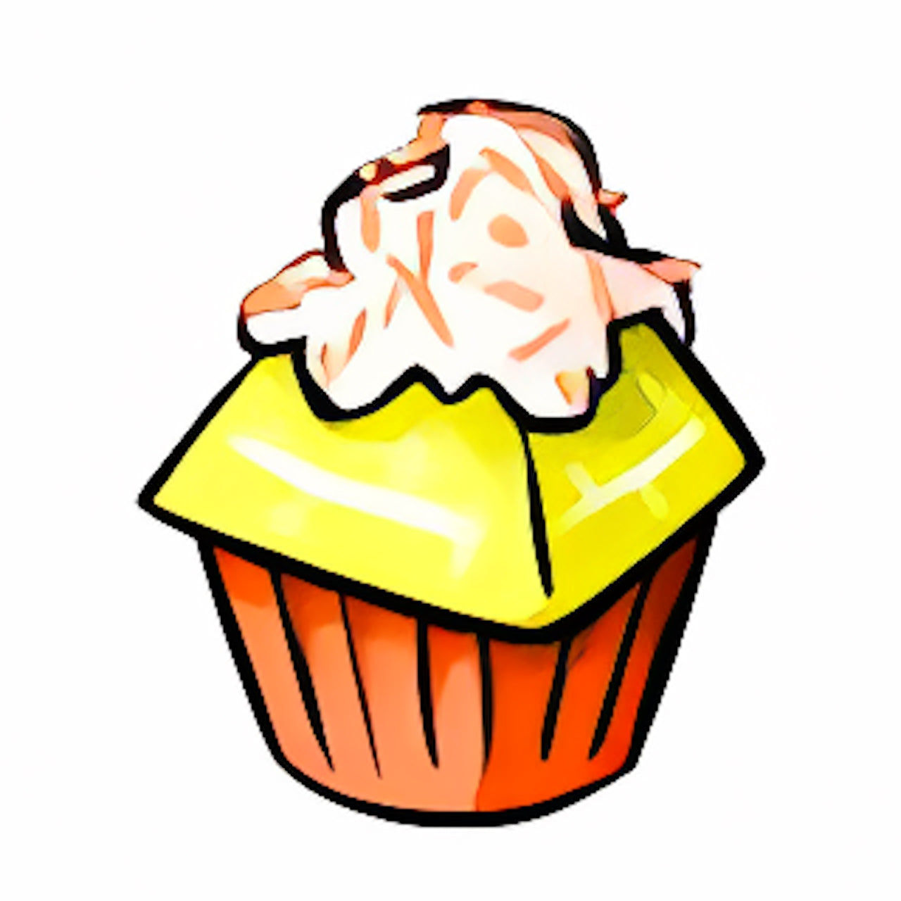 Lost Desert Pyramid Cupcake