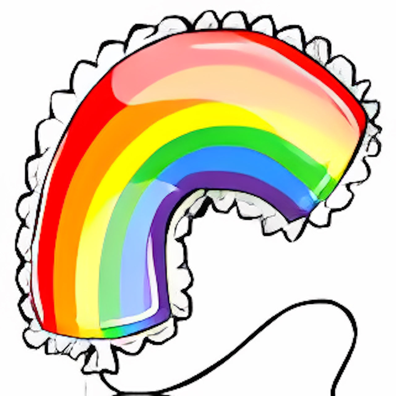 Forms Rainbow Balloon
