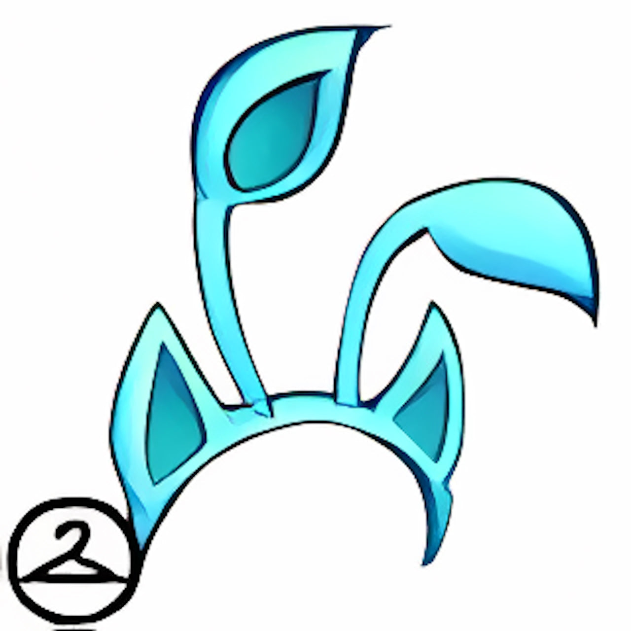 Blue Aisha Headband