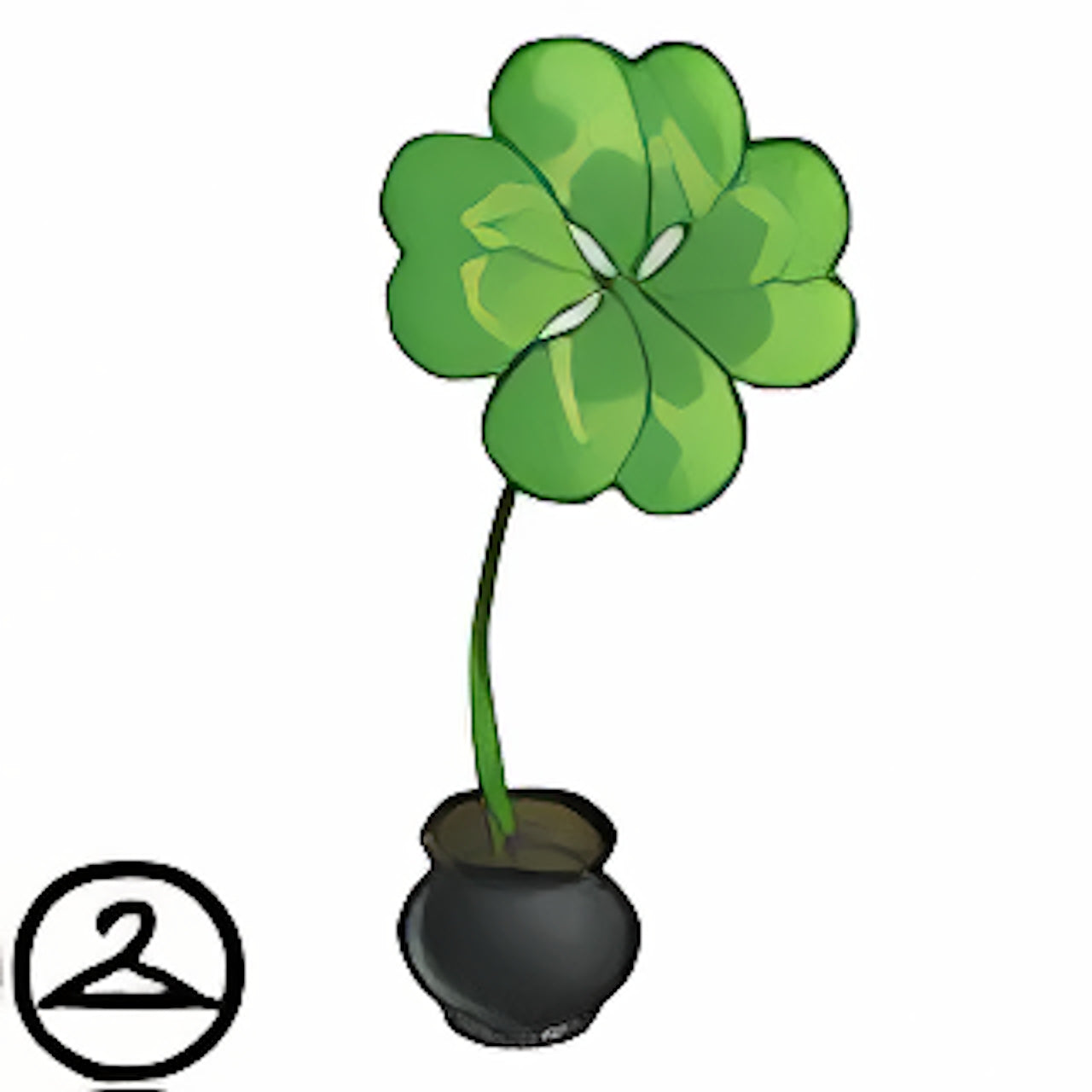 Baby Giant Four-Leaf Clover Handheld