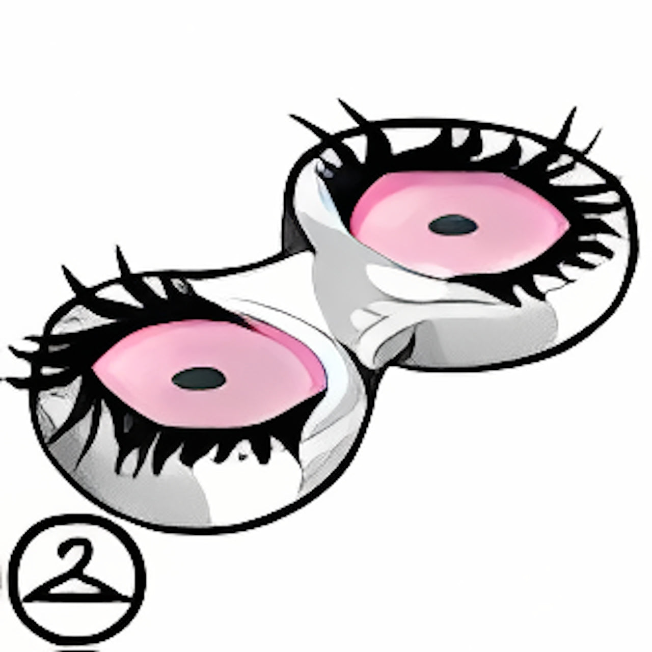 Dyeworks Pink: Big Doll Eyes Contacts