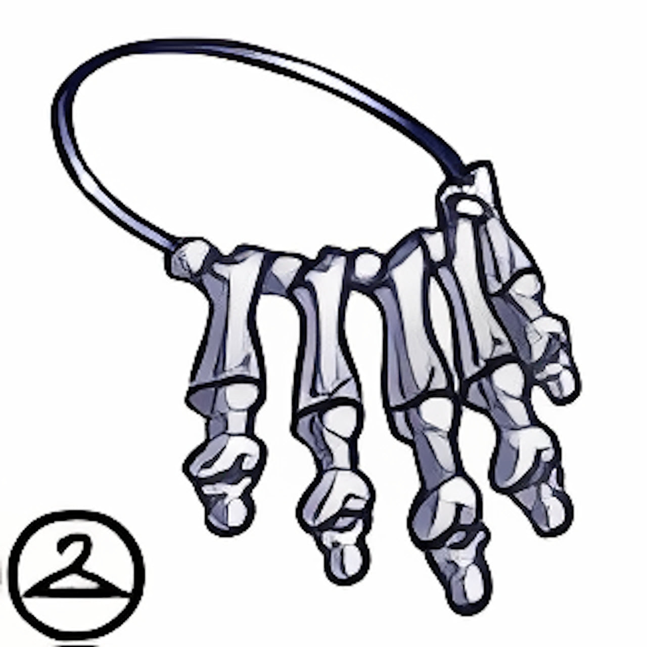 Bone Finger Necklace