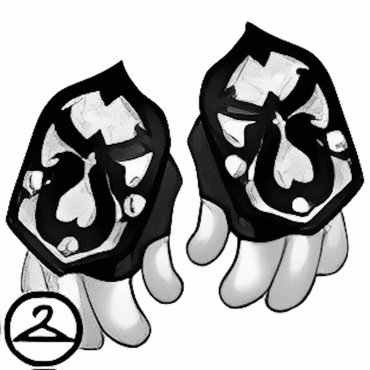 Black and White Bracers