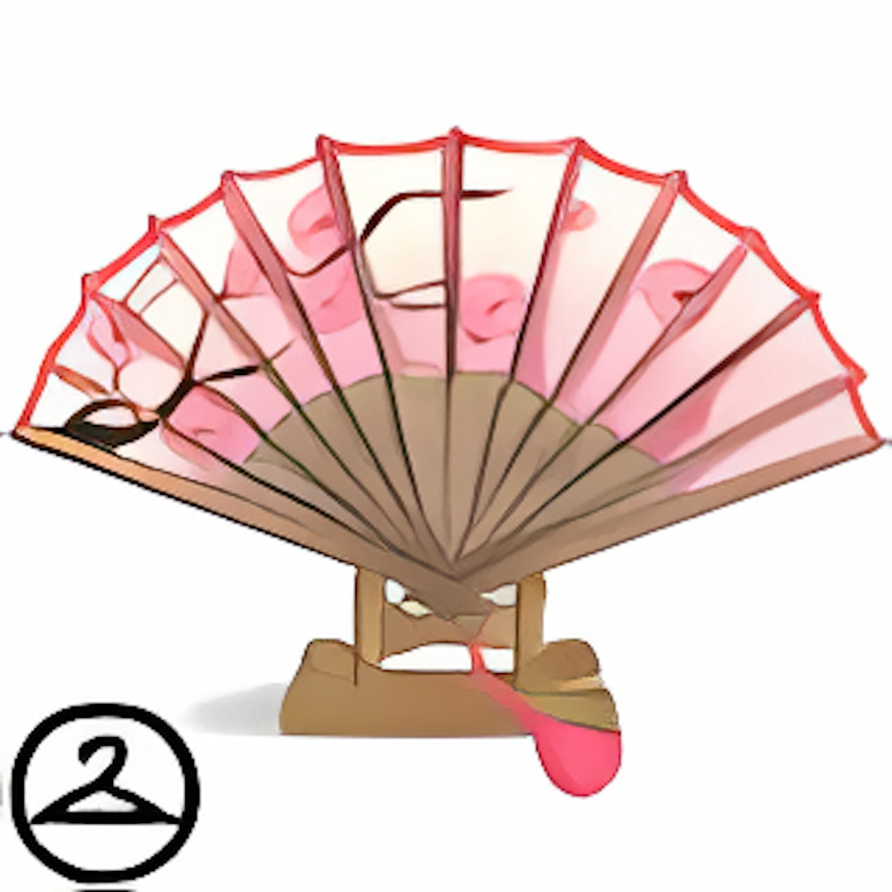 Blossoming Folding Fan