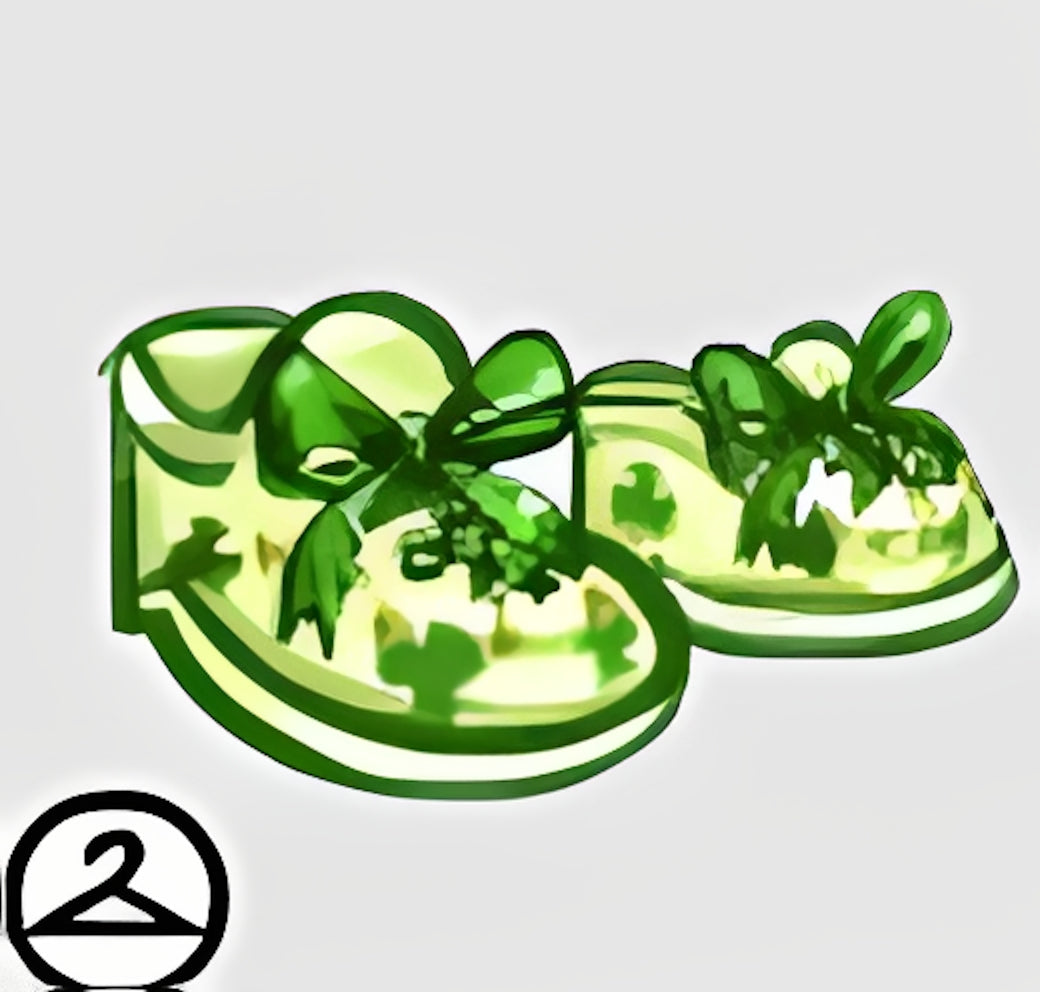 Clover Covered Shoes