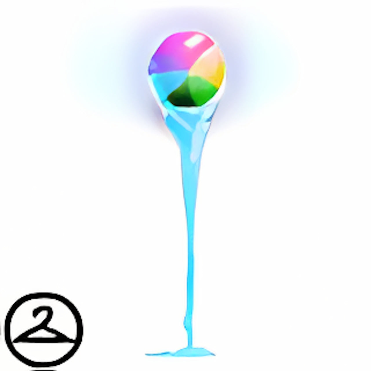 Crystallized Rainbow Staff
