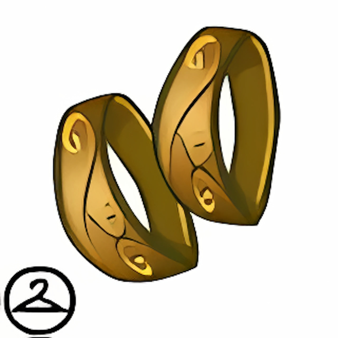 Queen of the Forest Golden Cuffs