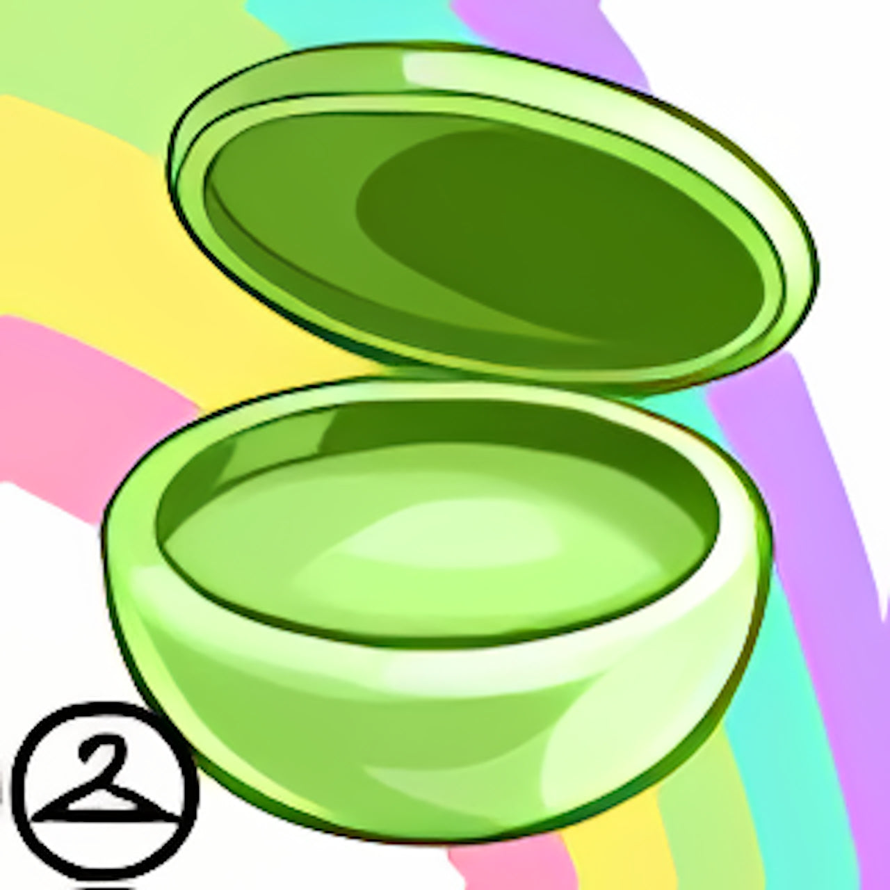 Green Baby Body Paint