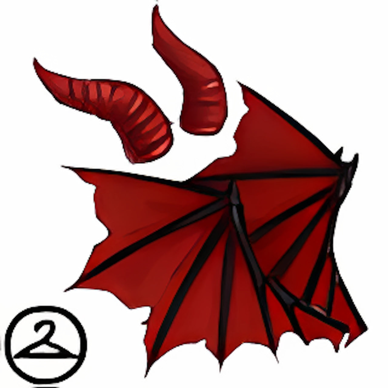 Devilish Maraquan Wings & Horns