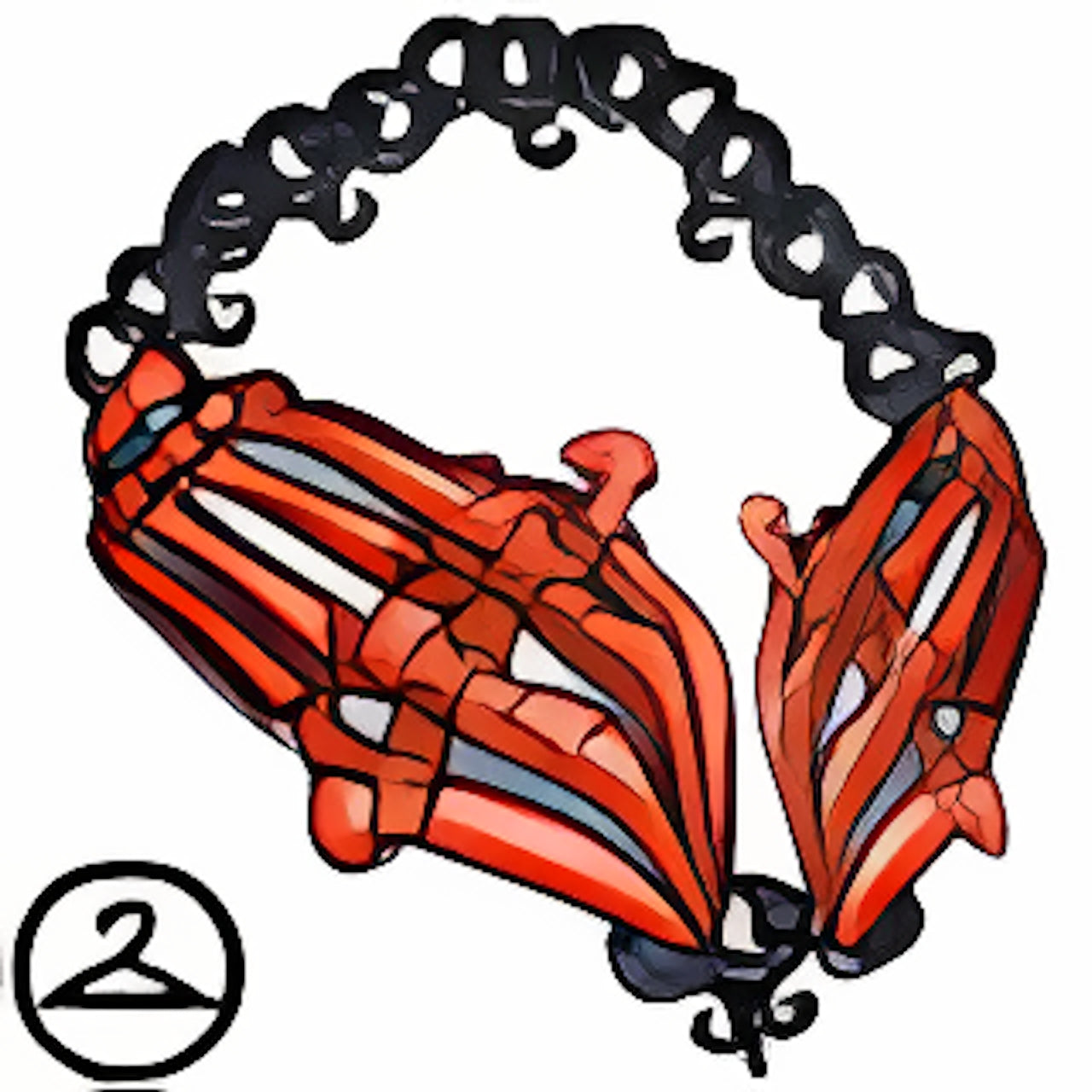 Skeleton Hands Necklace