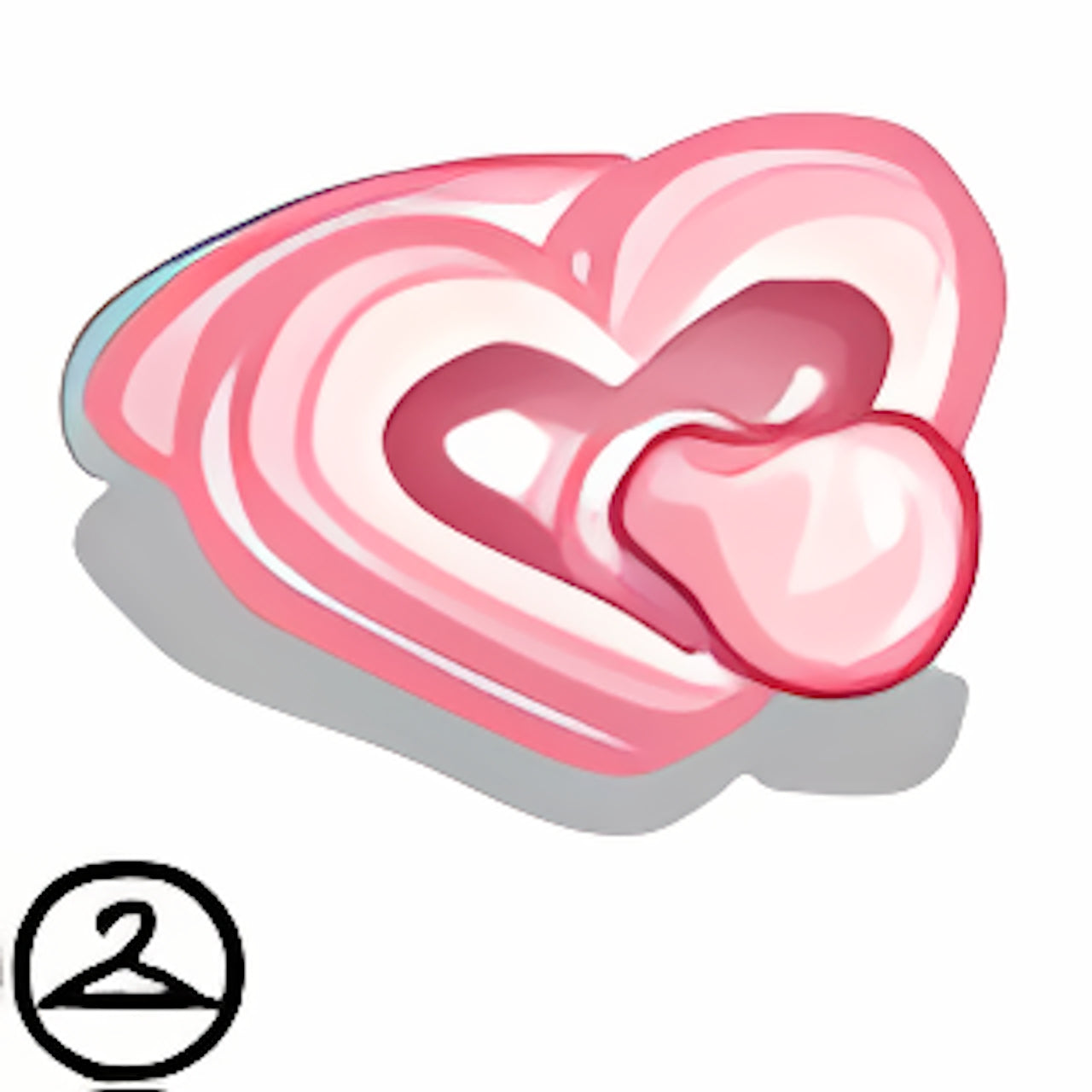 Dyeworks White: Valentine Baby Dummy