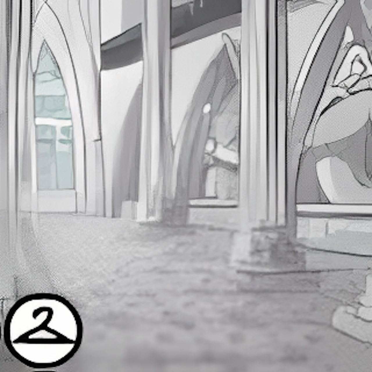 Mysterious Hall of Grandeur Background