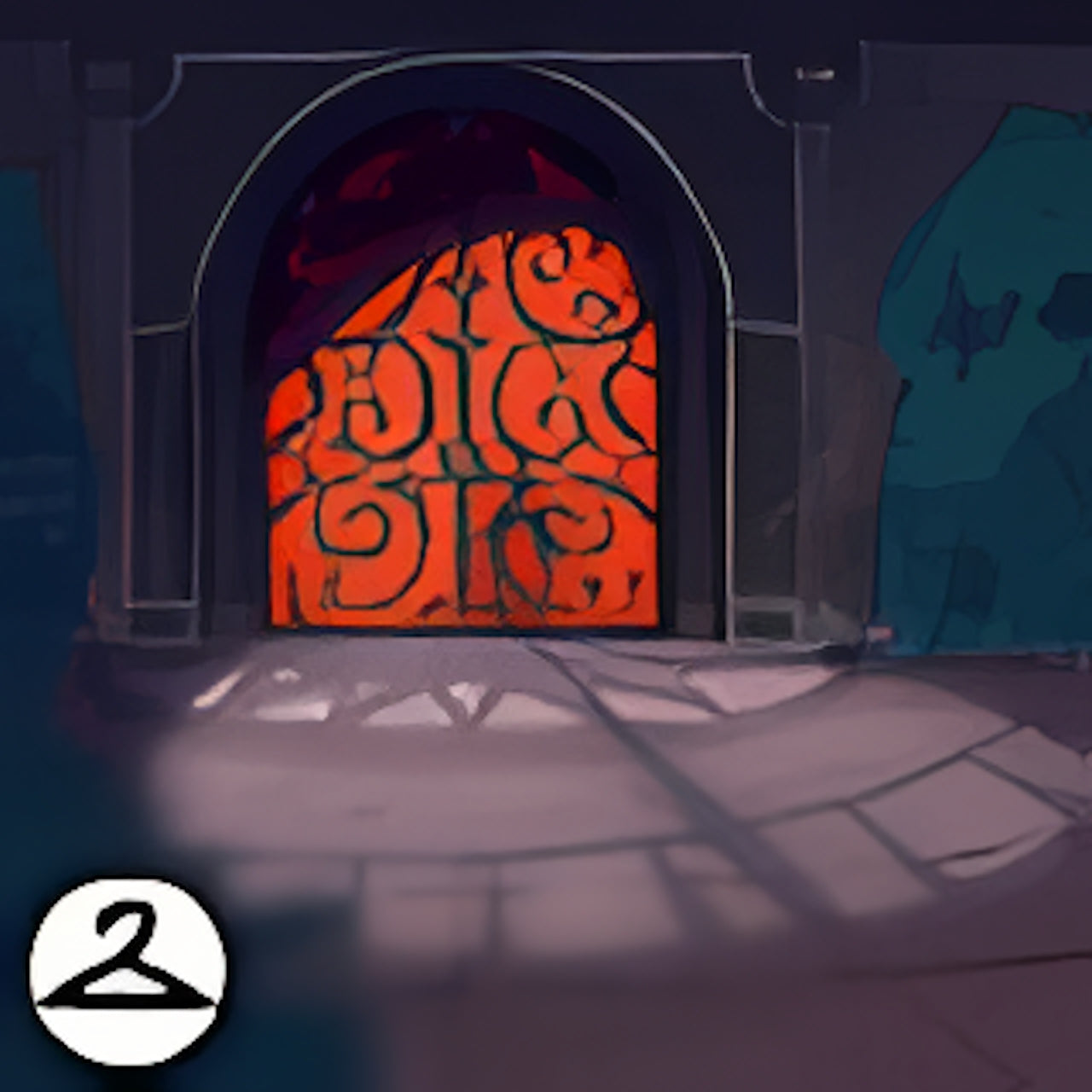 Frightful Doorway Background