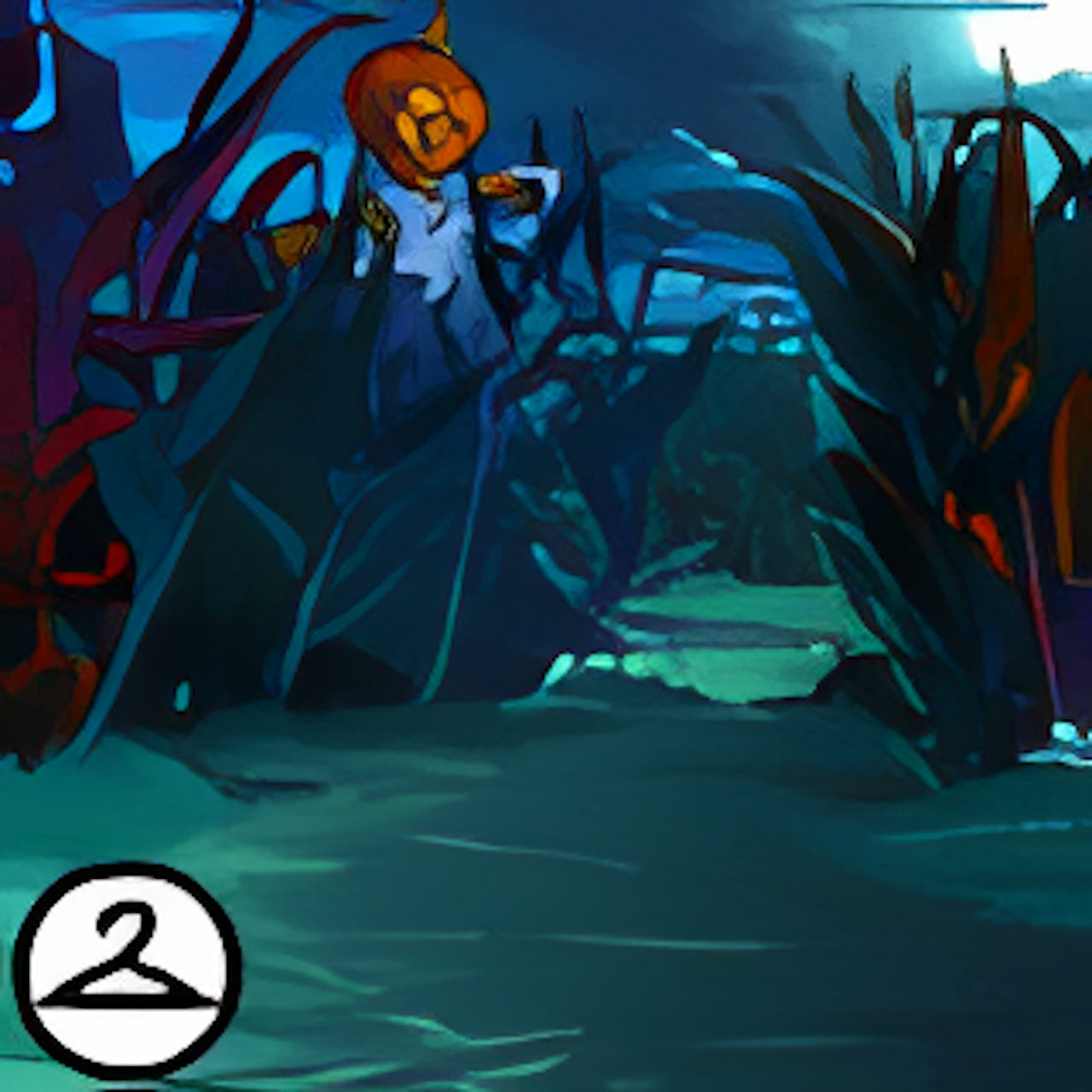 MME28-B: Haunted Corn Maze Background
