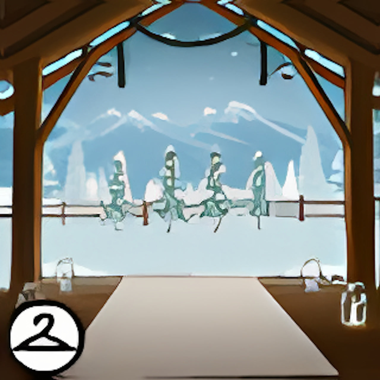 Premium Collectible: Joyous Wintery Occasion Background