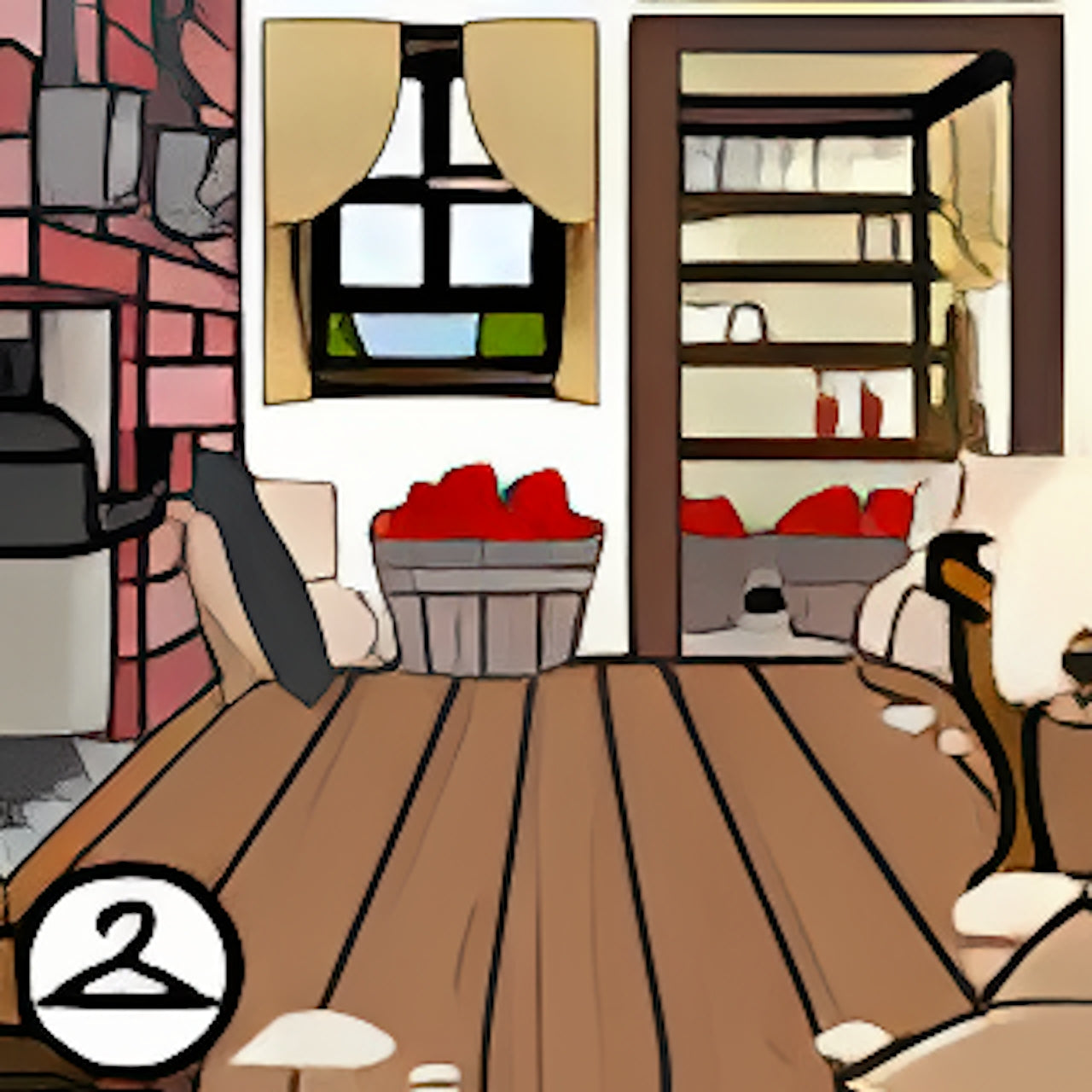 Charming Kitchen Background