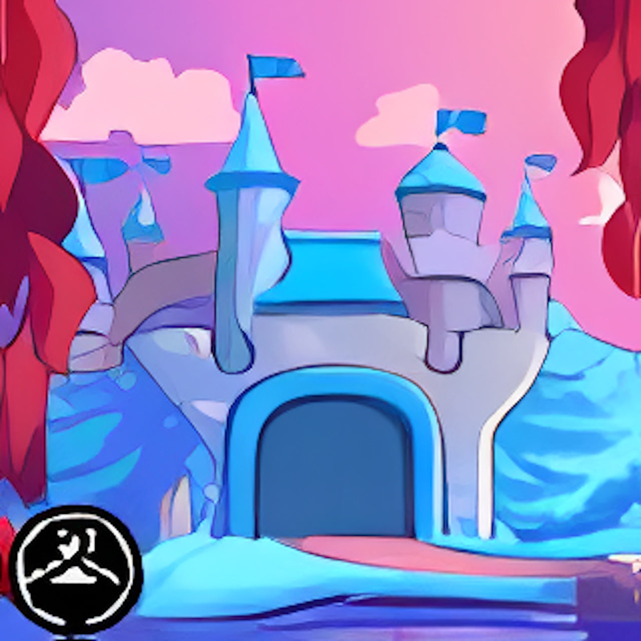 Magical Castle Background