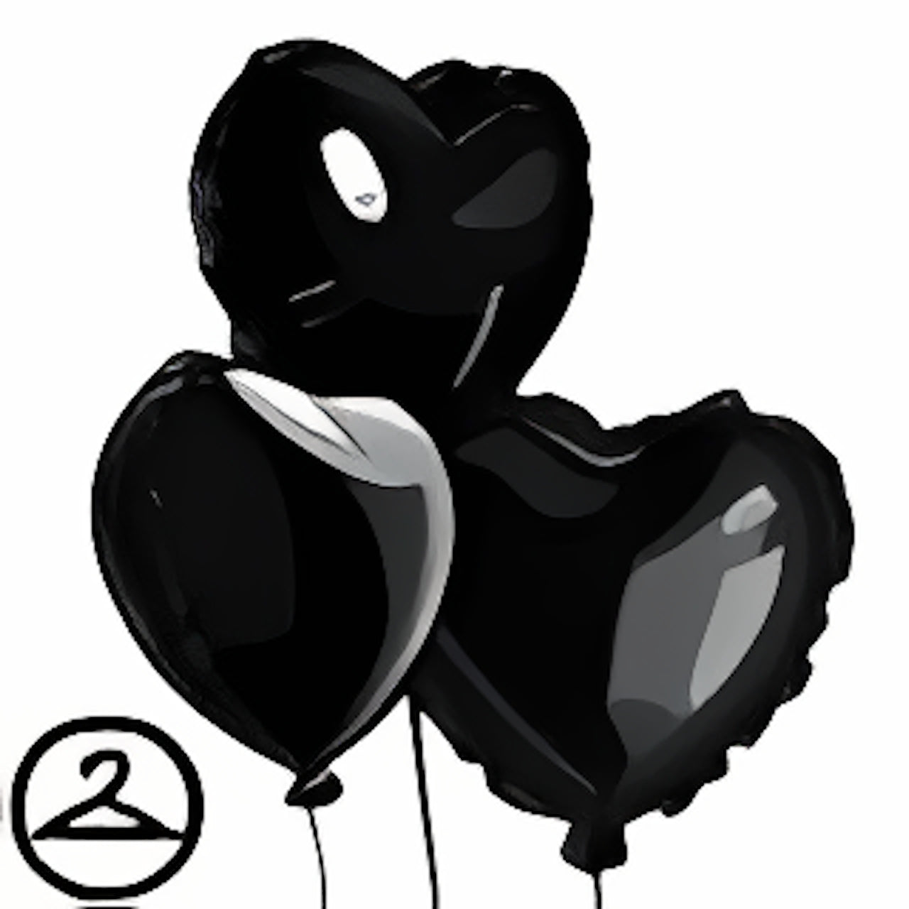 Gothic Valentine Balloons